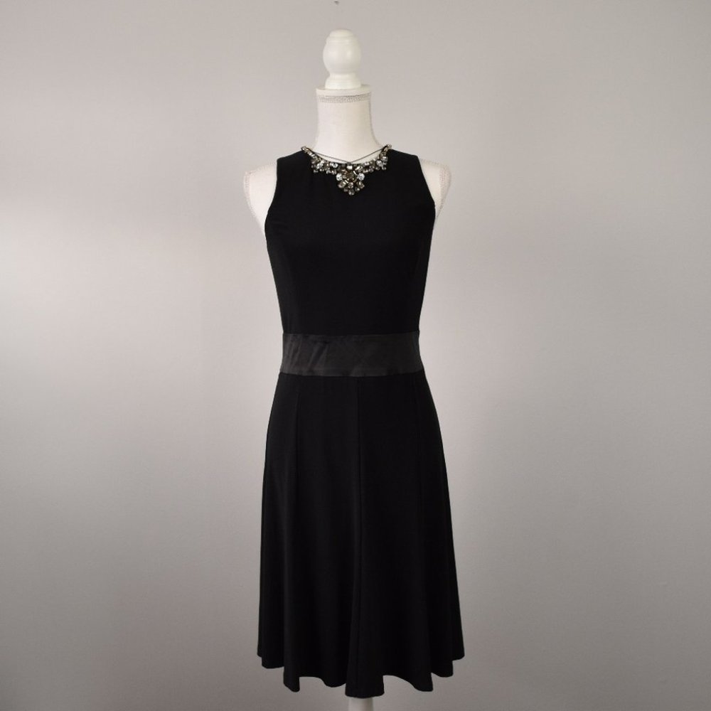 LAUREN Ralph Lauren Rhinestone Fit and Flare Dress